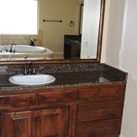 why is there low water pressure in the bathroom