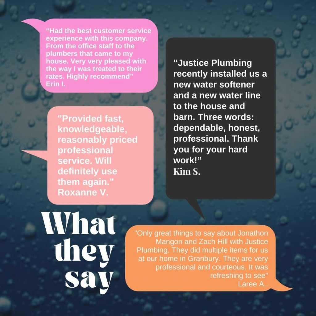 justice plumbing granbury reviews